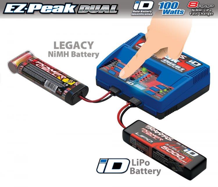 Laddare Traxxas EZ-Peak Dual 8A NiMH/LiPo Laddare Auto iD - 5