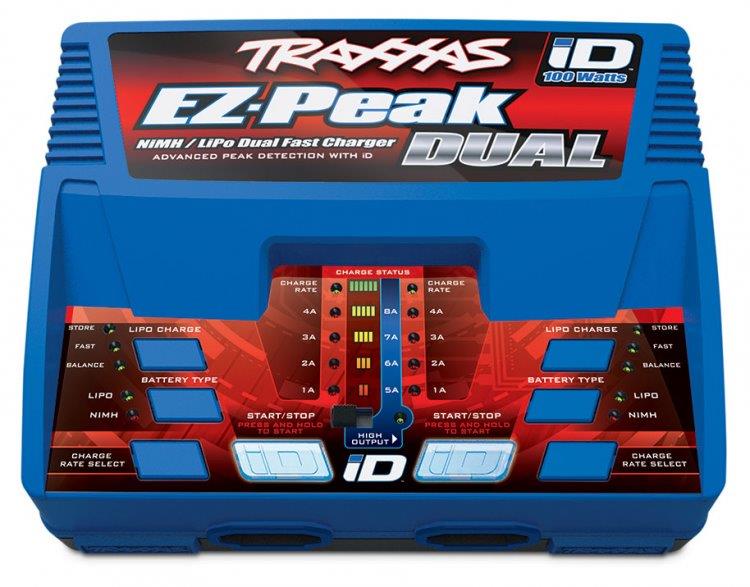 Traxxas EZ-Peak Dual 8A NiMH/LiPo Laddare Auto iD - 3