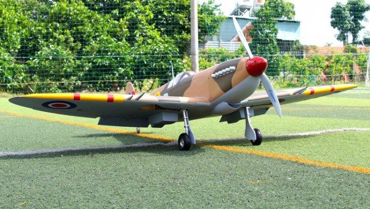 Seagull Spitfire 2195mm 50-55cc Gas El-Landställ ARF - 6