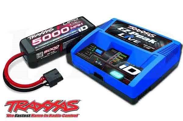 Traxxas Laddare EZ-Peak Live 12A & 4S 5000mAh Batteri Combo