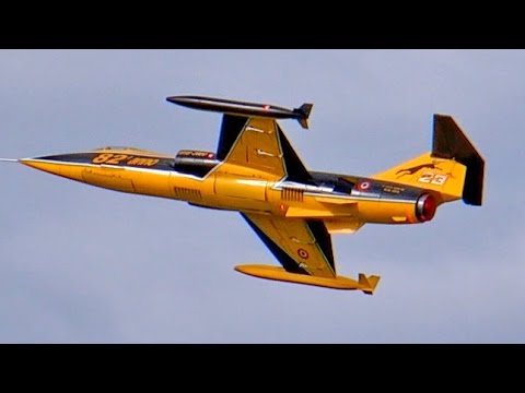 Sebart F104 EDF RTF Yellow med gyro - 3