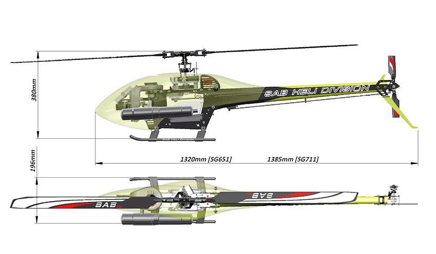 GOBLIN BLACK NITRO SPORT KIT 700 - 7