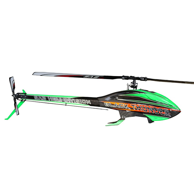 GOBLIN BLACK THUNDER 700 GREEN/CARBON THUNDERBOLT BLADES - 2