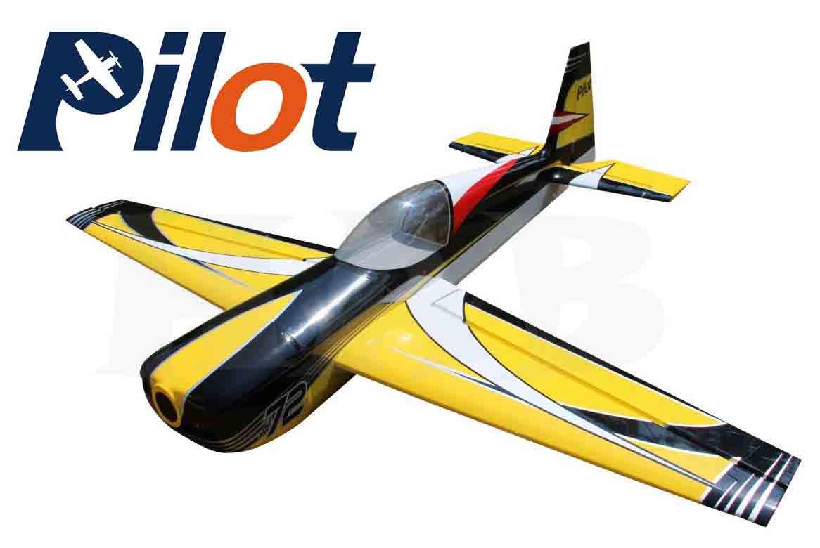 Pilot RC Laser 2610mm 120cc Yellow-Black 103tum
