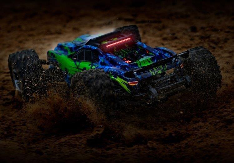 Traxxas LED Ljus Fram & Tak Set Komplett Rustler 4x4 - 12