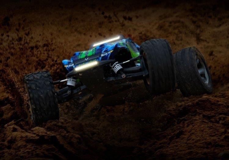 Traxxas LED Ljus Fram & Tak Set Komplett Rustler 4x4 - 10