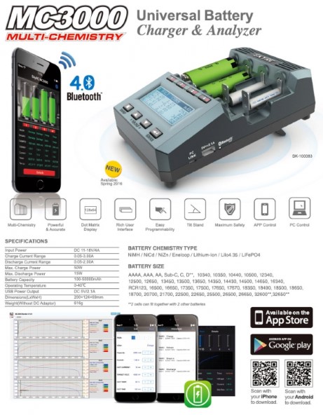 Laddare SkyRC MC3000 Laddare 11-18V/4A - 2