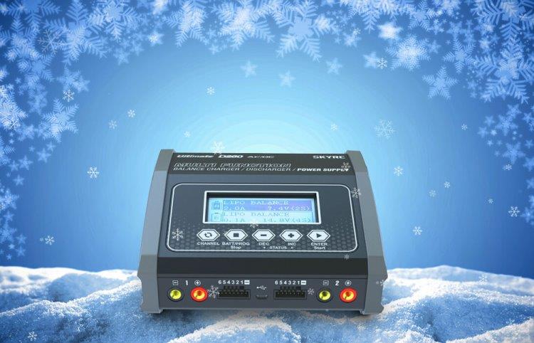 Laddare SkyRC D260 Ultimate Duo Laddare 240V12V 14A 2x130W - 5