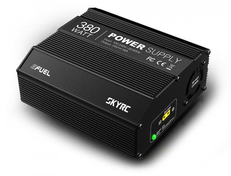 SkyRC Nätaggregat eFUEL 16A/380W 24VDC 100-240V