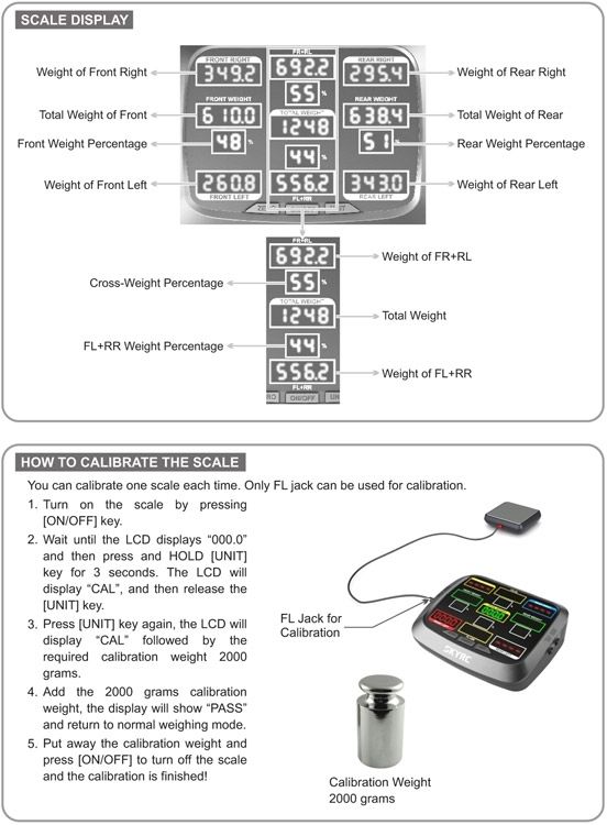 SkyRC Corner Weight System Bluetooth - 6