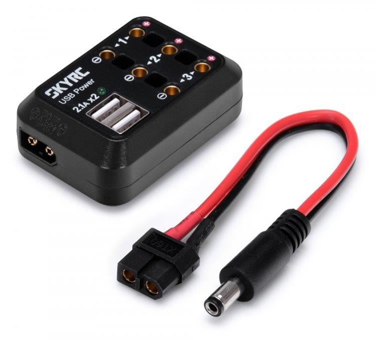 SKYRC Power Distributor (med DC-kontakt) - 2