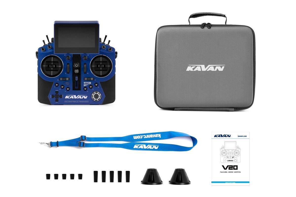 Transmitter KAVAN V20 - Blue, 24-channel - 12