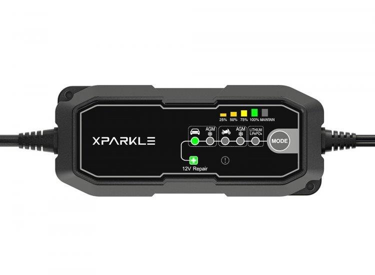 Laddare Xparkle ABC01 12v Batteriladdare Automatisk - 230VAC - 8