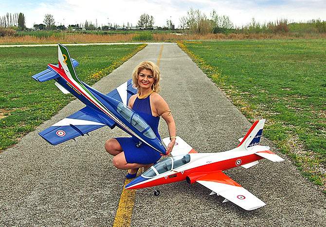Sebart MINI MB339 1.45m length - FRECCE TRICOLORI V2