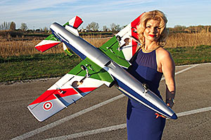 Sebart MINI MB339 1.45m length - FRECCE TRICOLORI V2 - 3