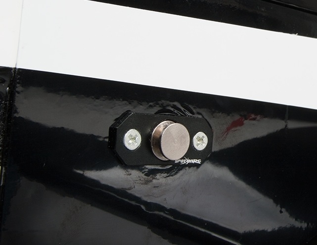 Tanknippel metall med magnet singel svart - 3