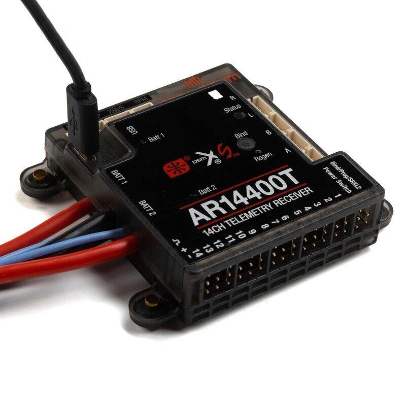 Spektrum AR14400T 14 Channel PowerSafe Telemetry Receiver - 4