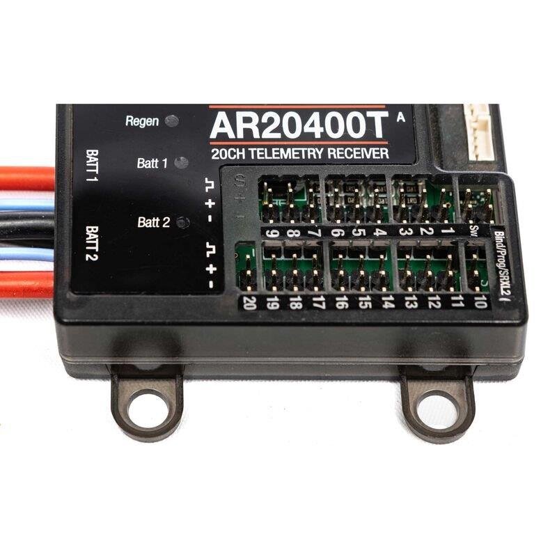 Spektrum AR20400T 20 Channel PowerSafe Telemetry Receiver - 8