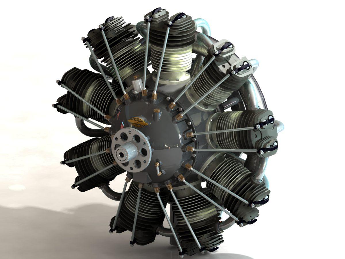 Valach Engines VM R9-1250 stjärna