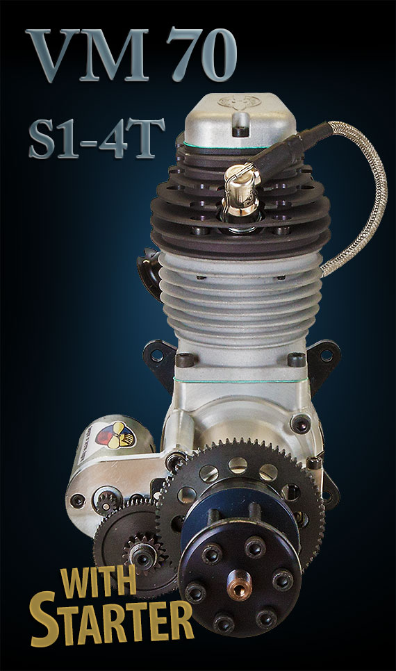Valach Motors VM 70S1-4T med elstart