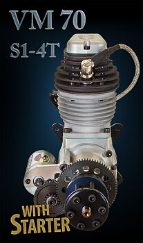 Valach Motors VM 70S1-4T med elstart
