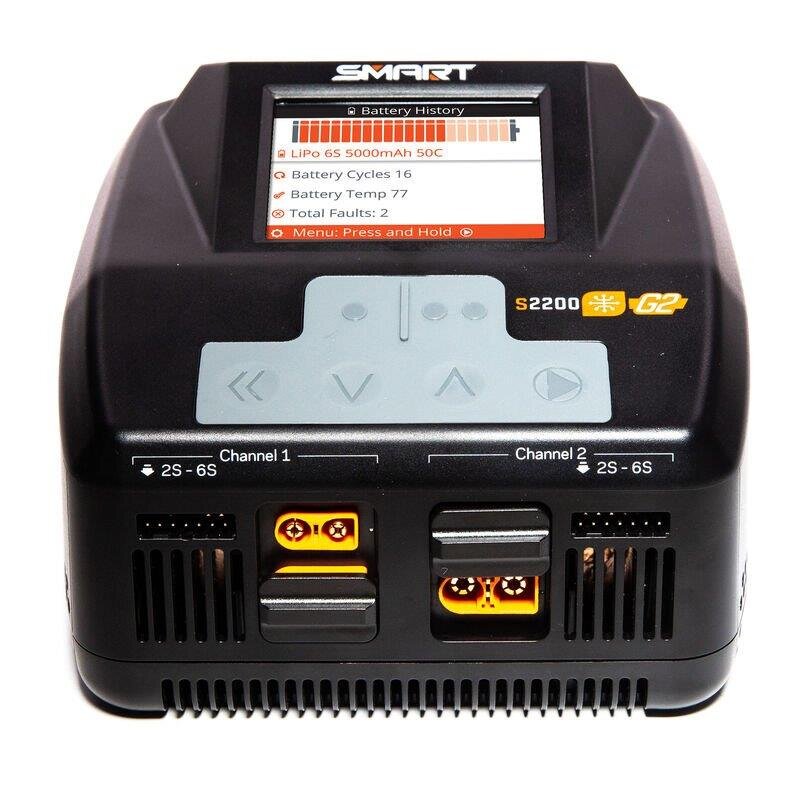 Spektrum Smart S2200 G2 AC Charger. 2x200W EU - 2