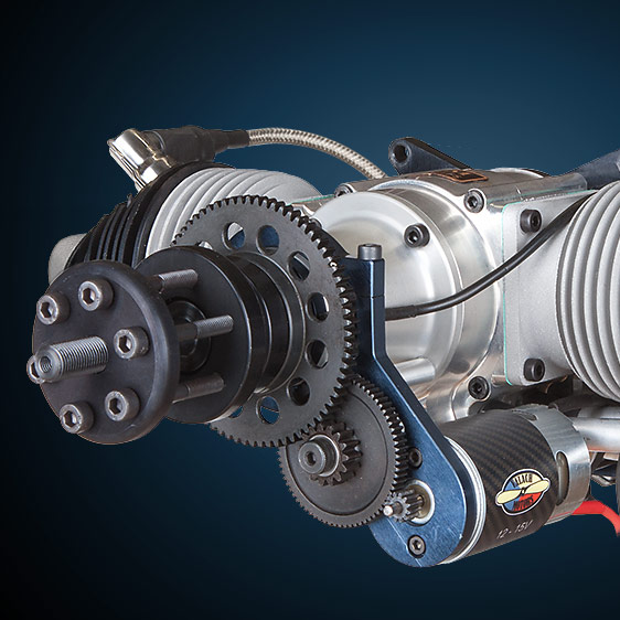 Valach Motors VM 120 B2-4T. 120 cc med elstart