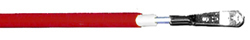 Sullivan stötstång par röd-vit M2 ändar. längd 122cm