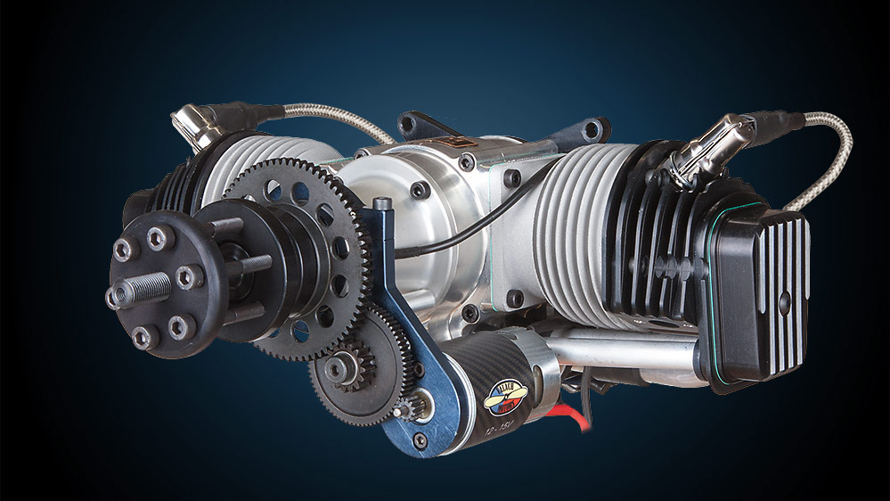 Fiala Engines VM 85 B2-4T. 85 cc med elstart