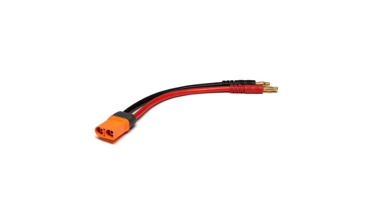 Spektrum Adapter: IC5 Device / 4mm Male Bullets with 6-inch Wires