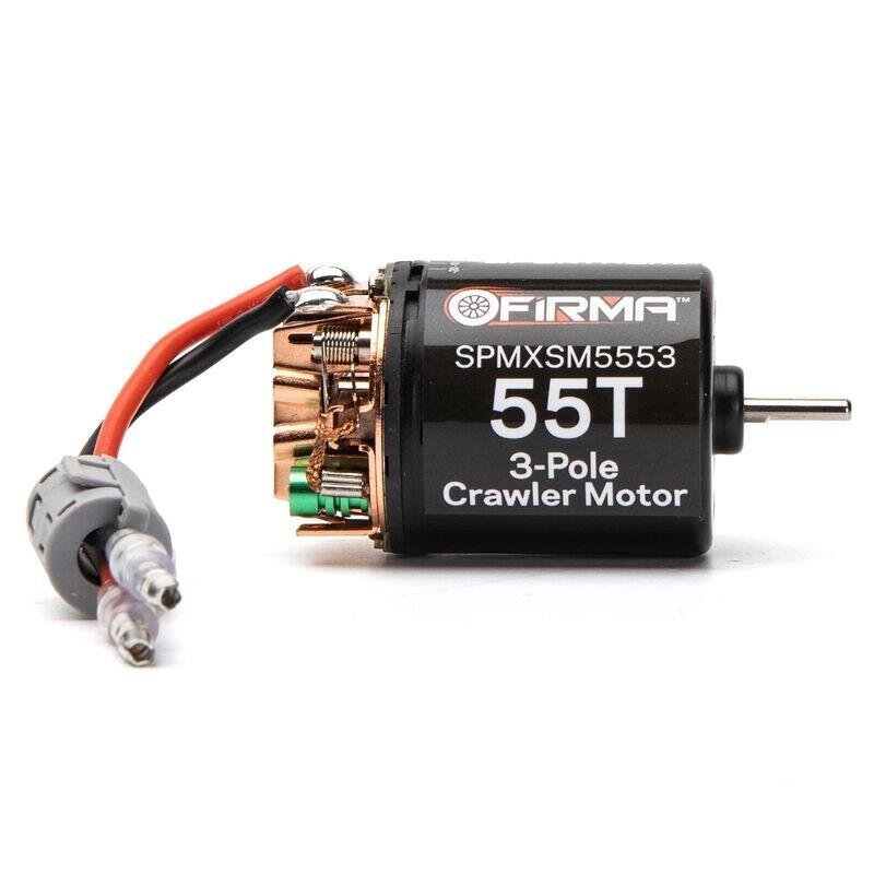 Spektrum Firma 55T Rebuildable 3 Pole Brushed Crawler Motor