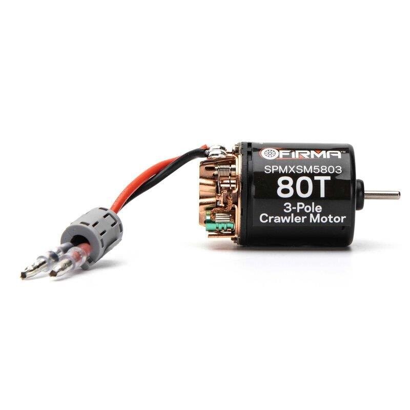 Spektrum Firma 80T Rebuildable 3 Pole Brushed Crawler Motor
