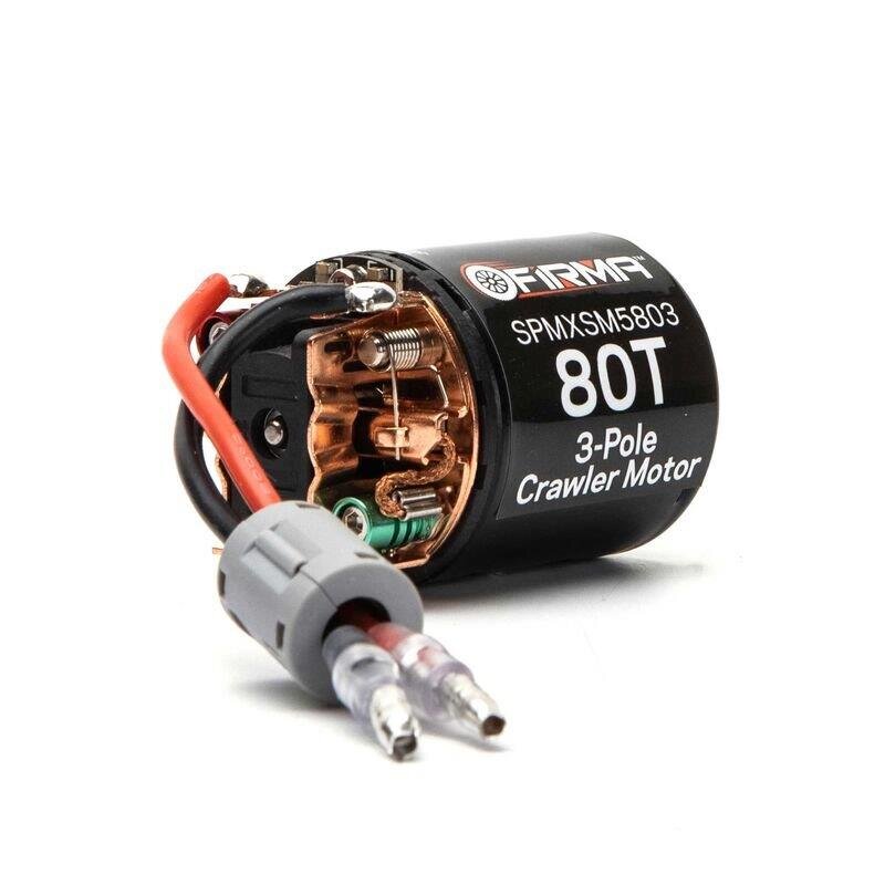 Spektrum Firma 80T Rebuildable 3 Pole Brushed Crawler Motor - 3