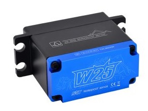 SRT W25 Hi Volt DC servo WATERPROOF 25 kg 7.4V - 3