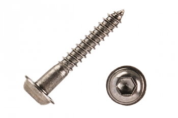 Skruv insex stäl för servo och käpor 20st 2X15mm Mörk/Svart