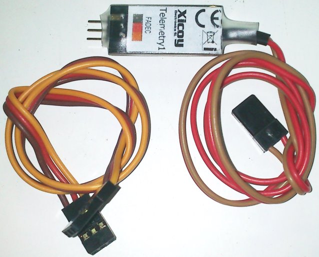 Telemetry Xicoy ECU adapter Futaba Jeti MPX Hott