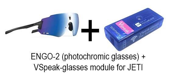 VSpeak glasses for Jeti Duplex Radios ink ENGO-2