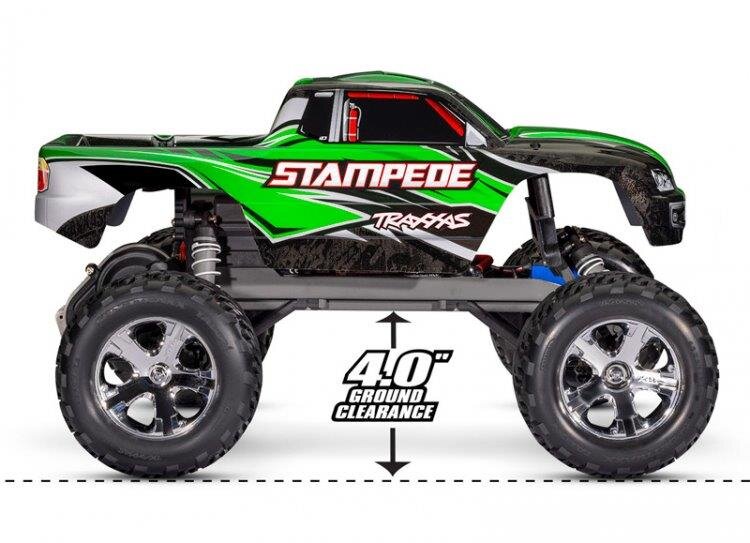 Traxxas Stampede 2WD 1/10 RTR TQ Röd USB - Med Batteri/Laddare - 8