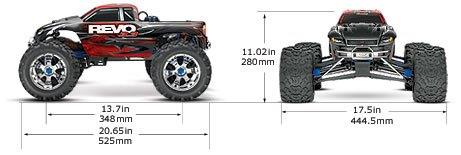 Traxxas Revo 3.3 4WD Nitro TQi TSM. Telemetri Grön - 3