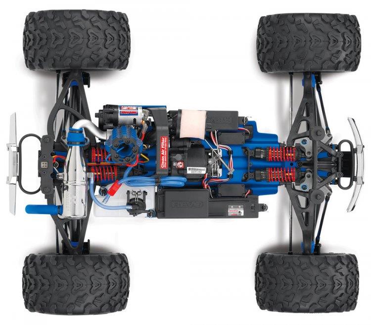 Traxxas Revo 3.3 4WD Nitro TQi TSM. Telemetri Grön - 12