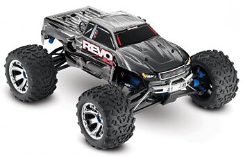 Traxxas Revo 3.3 4WD Nitro TQi TSM. Telemetri Silver