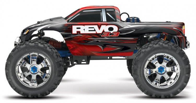 Traxxas Revo 3.3 4WD Nitro TQi TSM. Telemetri Silver - 25