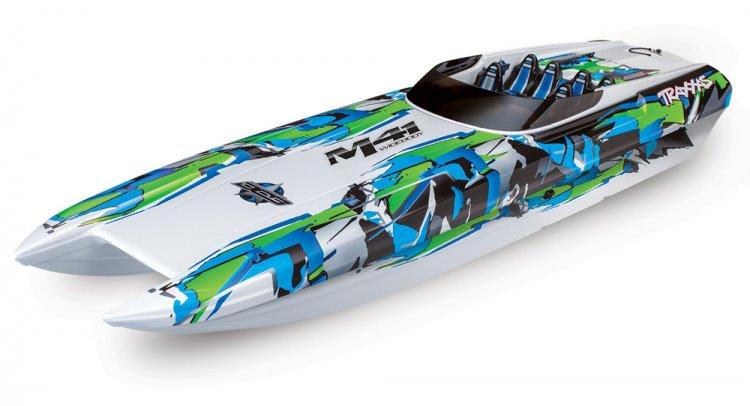 Traxxas DCB M41 Katamaran BL TQi TSM Utan Batt/Laddare Grön