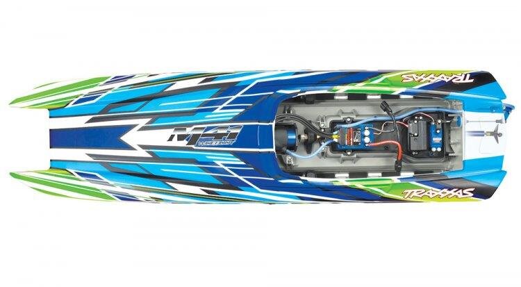 Traxxas DCB M41 Katamaran BL TQi TSM Utan Batt/Laddare Grön - 7