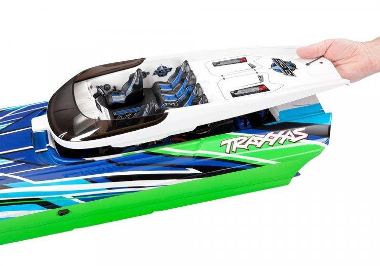 Traxxas DCB M41 Katamaran BL TQi TSM Utan Batt/Laddare Grön - 3