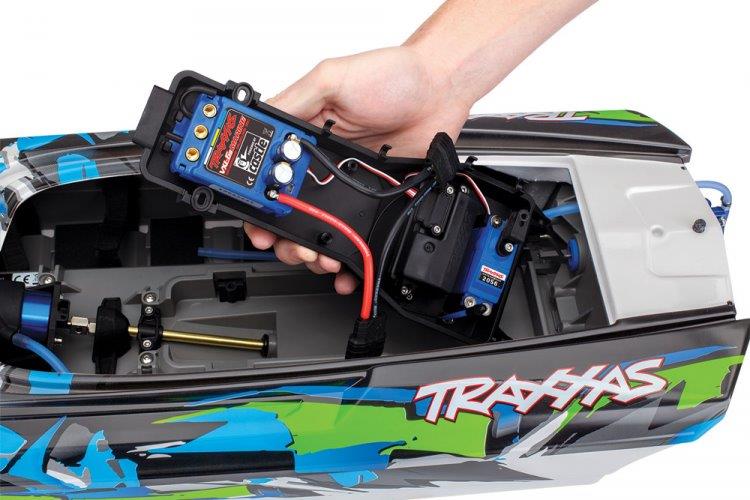 Traxxas DCB M41 Katamaran BL TQi TSM Utan Batt/Laddare Grön - 18