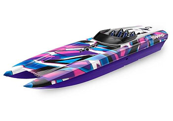 Traxxas DCB M41 Katamaran BL TQi TSM - Utan Batt/Laddare Lila