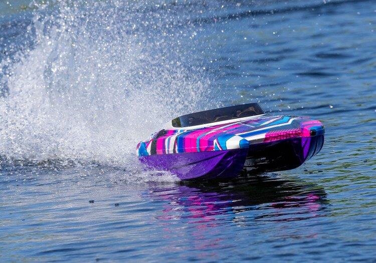 Traxxas DCB M41 Katamaran BL TQi TSM - Utan Batt/Laddare Lila - 4
