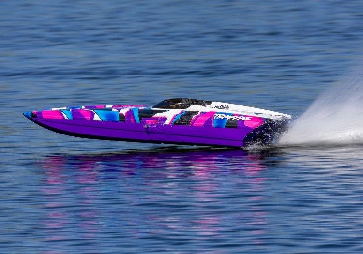 Traxxas DCB M41 Katamaran BL TQi TSM - Utan Batt/Laddare Lila - 2