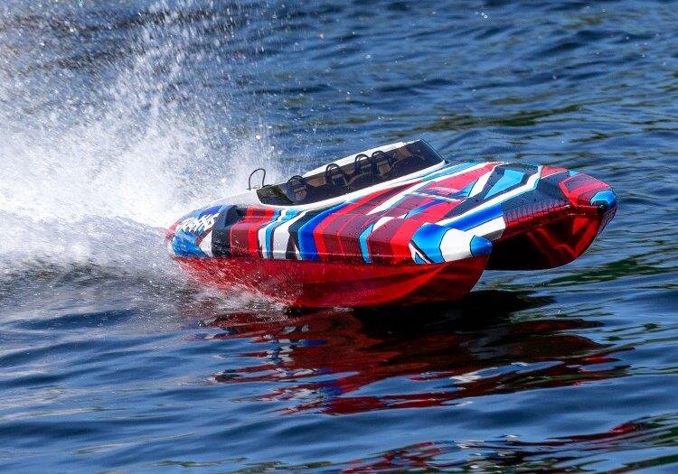 Traxxas DCB M41 Katamaran BL TQi TSM - Utan Batt/Laddare Röd - 4